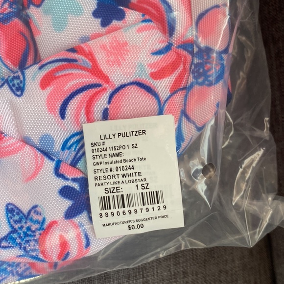 Lilly Pulitzer Insulated Beach Tote Bag - Picture 5 of 6